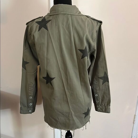 Pistola Olive Utility Jacket with Star Accents - Picture 2 of 3
